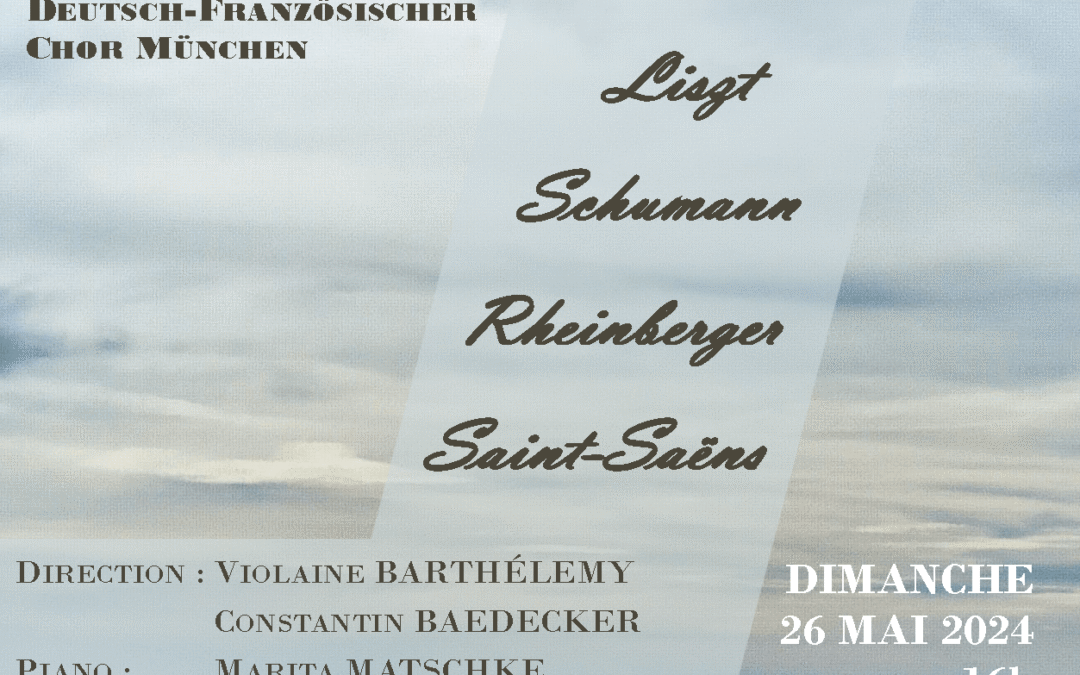 Concert romantique – dimanche 26 mai 2024 à 16h00